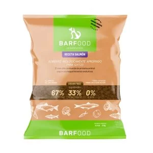 Deshidratado Salmón Gato 2Kg Barfood | Para Gatos Carnívoros